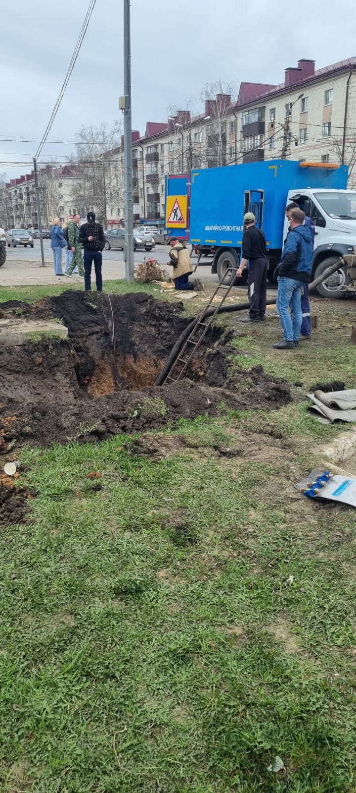 МП СаранскГорводоканал проводит работы в центральной части городского округа Саранск