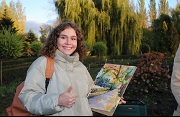 В Ботаническом саду состоялся литературный эко-пленер «Щедрый краски осени»