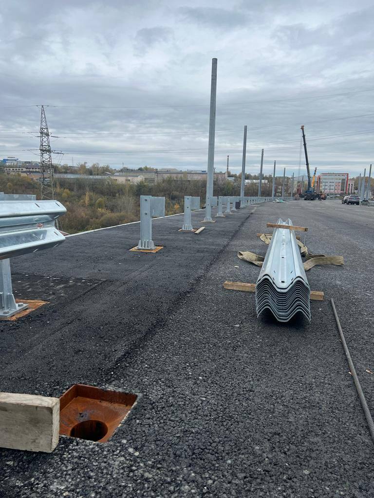 В Саранске продолжается ремонт путепровода по улице Титова