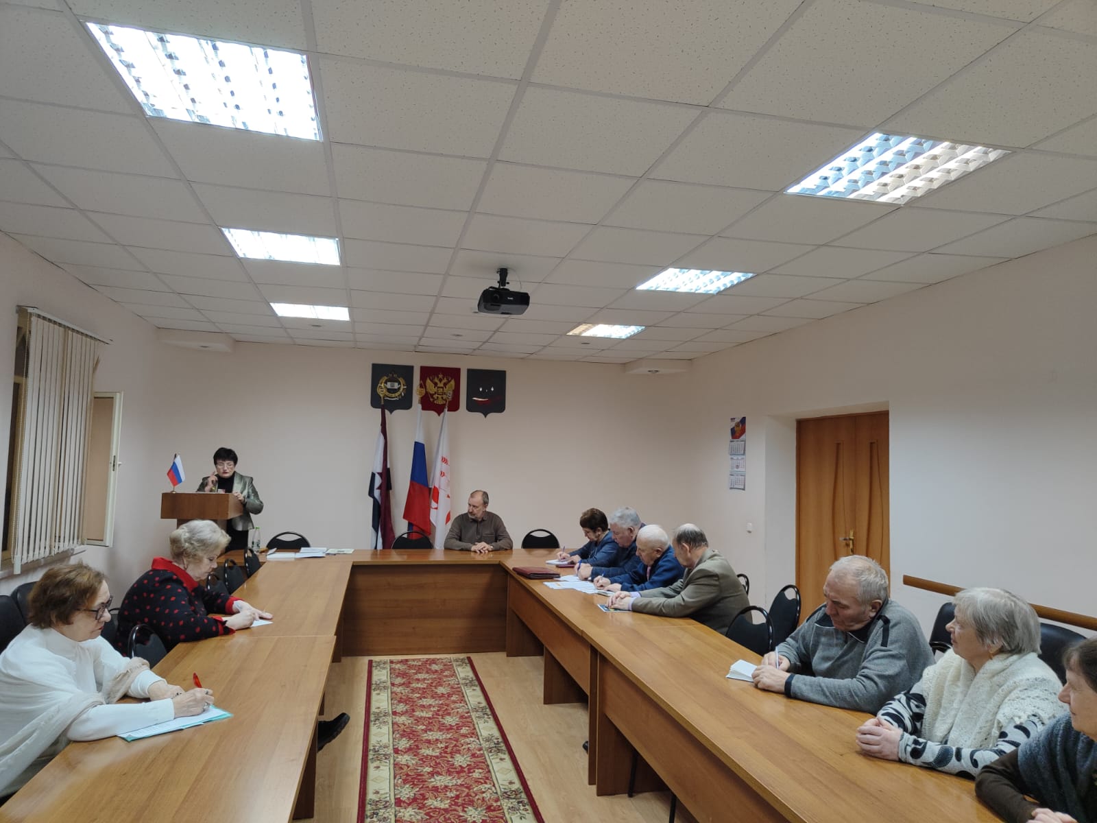 В Пролетарском районе прошло заседание бюро Совета ветеранов
