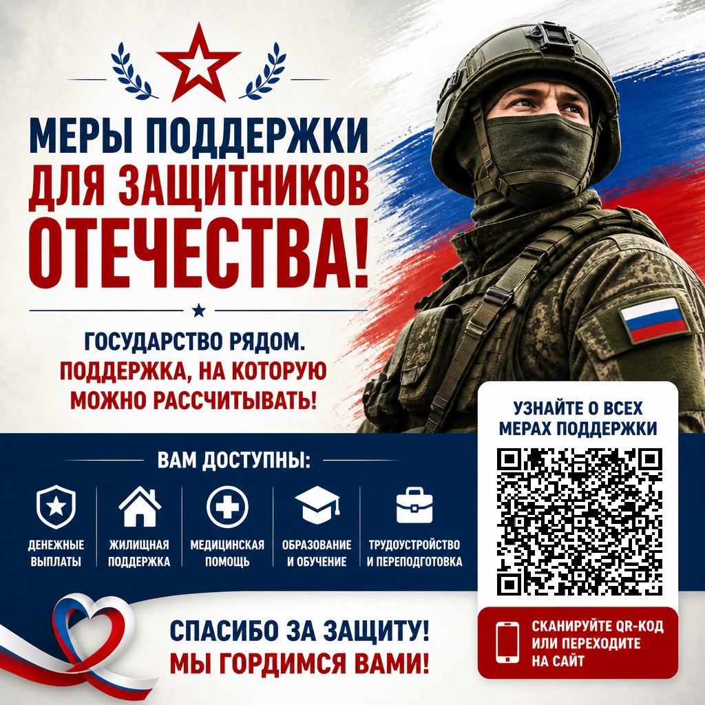 Уважаемые ветераны СВО и семьи защитников Отечества!