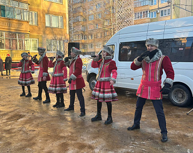 В Пролетарском районе г.о. Саранск для жителей многоквартирных домов состоялся праздник двора