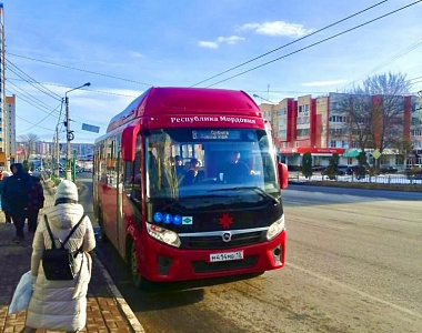 В Саранске новые автобусы выехали на маршруты 