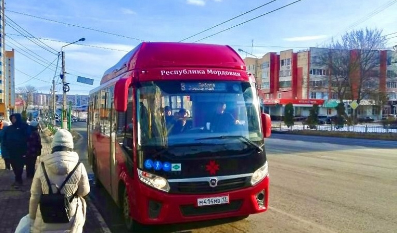 В Саранске новые автобусы выехали на маршруты 