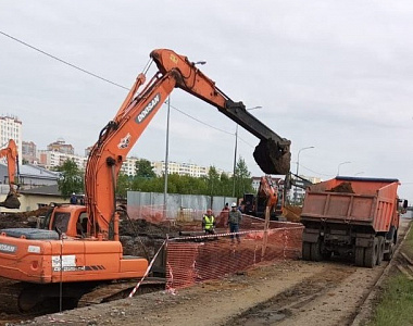 В Саранске продолжаются работы по реконструкции канализационных сетей Юго-Западной части города