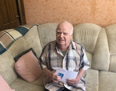 95-летний юбилей отметил житель Октябрьского района Саранска Кормишин Иван Яковлевич